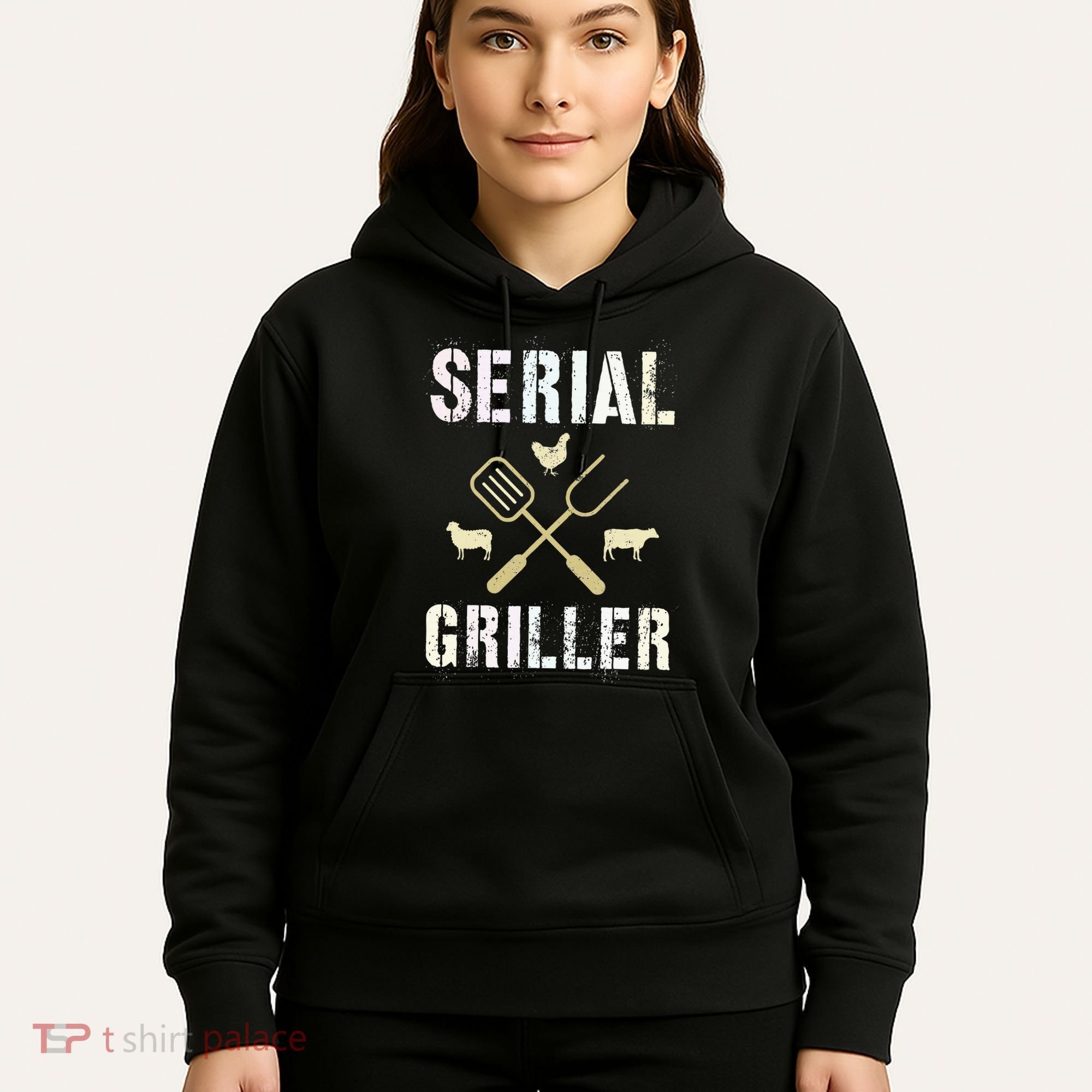 Pitmaster Grilling Serial Griller Pit Grandpa Brisket Patio Hoodie