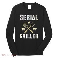 Pitmaster Grilling Serial Griller Pit Grandpa Brisket Patio Long Sleeve Shirt thumb 0