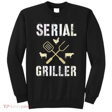 Pitmaster Grilling Serial Griller Pit Grandpa Brisket Patio Sweatshirt