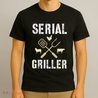 Pitmaster Grilling Serial Griller Pit Grandpa Brisket Patio T-Shirt thumb 3