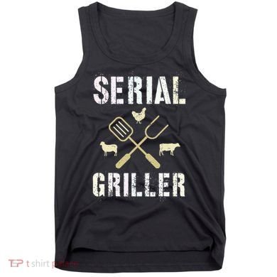 Pitmaster Grilling Serial Griller Pit Grandpa Brisket Patio Tank Top