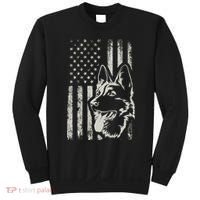 Patriotic German Shepherd AMERICAN FLAG 4th Of July Shepherd Sweatshirt thumb 0