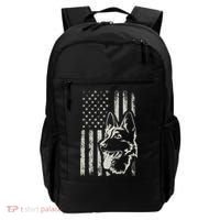 Patriotic German Shepherd AMERICAN FLAG 4th Of July Shepherd Backpack thumb 0