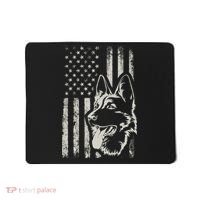 Patriotic German Shepherd AMERICAN FLAG 4th Of July Shepherd Mousepad thumb 0