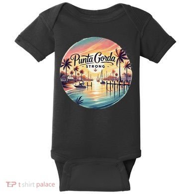 Punta Gorda Strong Milton Relief Baby Bodysuit