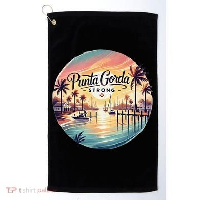 Punta Gorda Strong Milton Relief Golf Towel