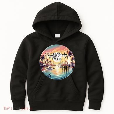 Punta Gorda Strong Milton Relief Kids Hoodie