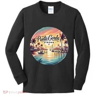 Punta Gorda Strong Milton Relief Kids Long Sleeve Shirt thumb 0