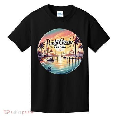 Punta Gorda Strong Milton Relief Kids T-Shirt