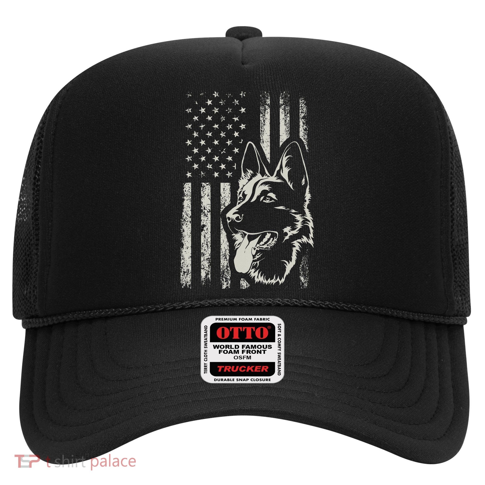 Patriotic German Shepherd AMERICAN FLAG 4th Of July Shepherd Hat