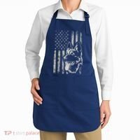 Patriotic German Shepherd AMERICAN FLAG 4th Of July Shepherd Apron thumb 2