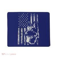 Patriotic German Shepherd AMERICAN FLAG 4th Of July Shepherd Mousepad thumb 0