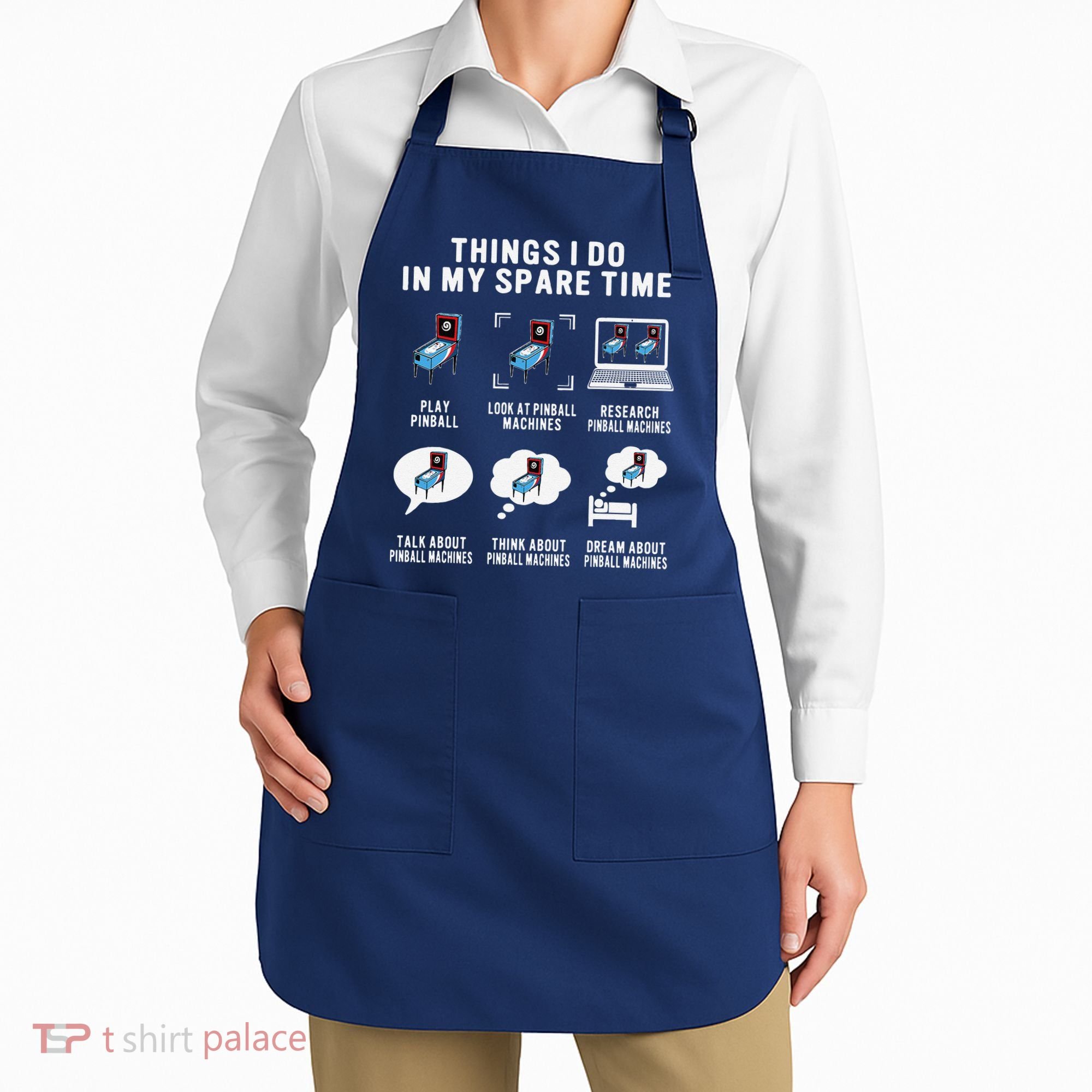 Pinball Gamer Things I Do In My Spare Time Pinball Player Apron