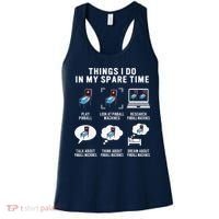 Pinball Gamer Things I Do In My Spare Time Pinball Player Women's Tank Top thumb 0