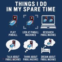 Pinball Gamer Things I Do In My Spare Time Pinball Player Women's Tank Top thumb 5