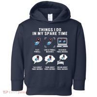Pinball Gamer Things I Do In My Spare Time Pinball Player Toddler Hoodie thumb 0