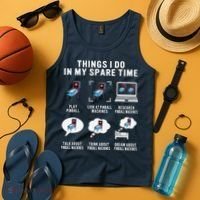 Pinball Gamer Things I Do In My Spare Time Pinball Player Tank Top thumb 4