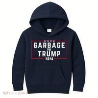 Proud Garbage Trump Garbage Supporter For Garbage Trump Kids Hoodie thumb 0