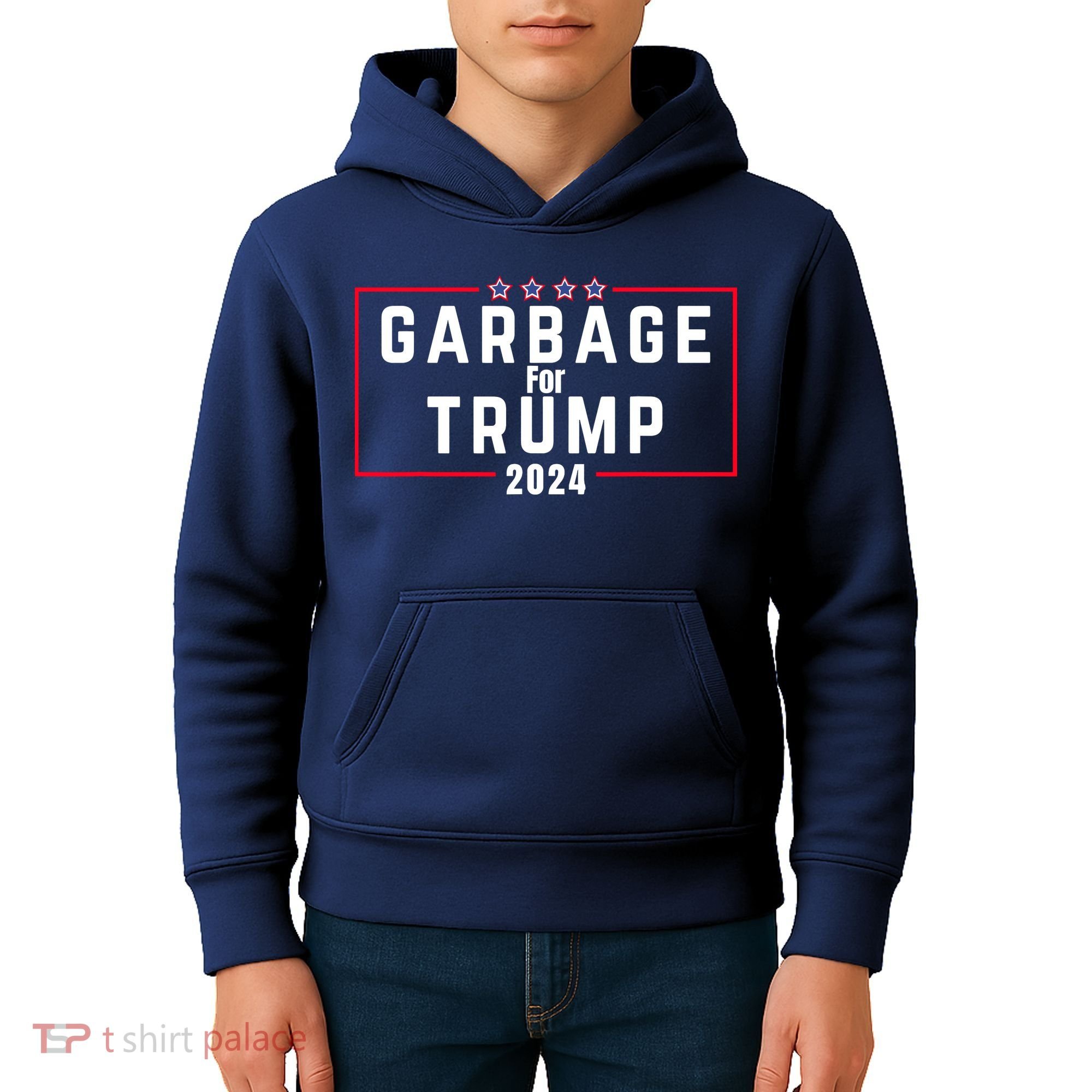 Proud Garbage Trump Garbage Supporter For Garbage Trump Kids Hoodie