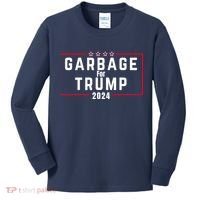 Proud Garbage Trump Garbage Supporter For Garbage Trump Kids Long Sleeve Shirt thumb 0