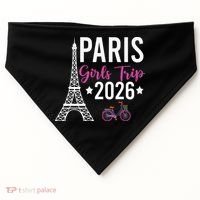 Paris Girls Trip 2026  USA-Made Doggie Bandana thumb 0