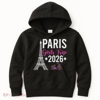 Paris Girls Trip 2026  Kids Hoodie thumb 0
