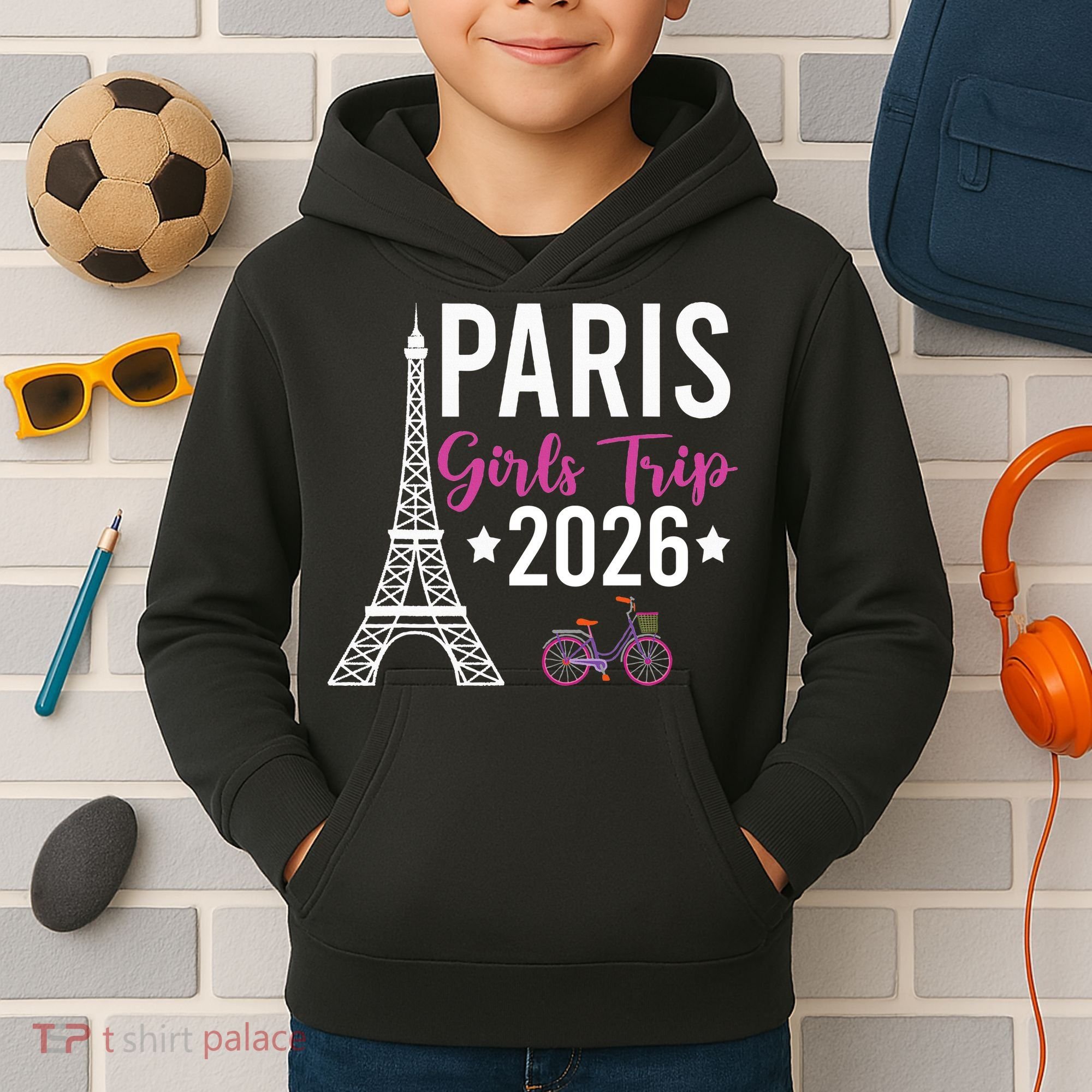 Paris Girls Trip 2026  Kids Hoodie