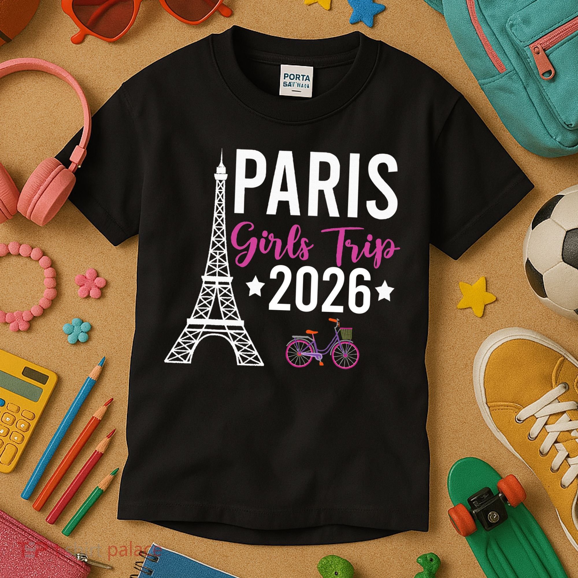 Paris Girls Trip 2026  Kids T-Shirt