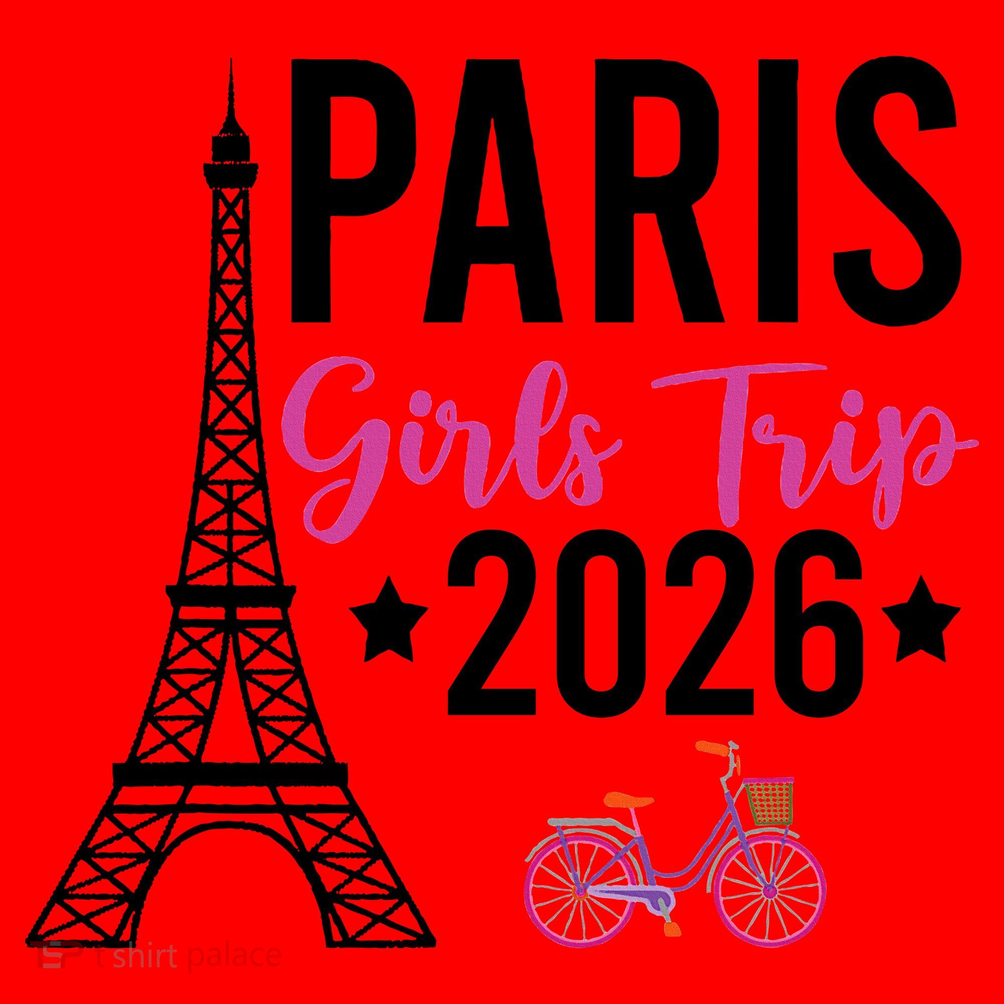 Paris Girls Trip 2026  Santa Hat
