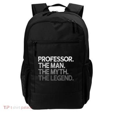 Professor Gift The Man Myth Legend Backpack