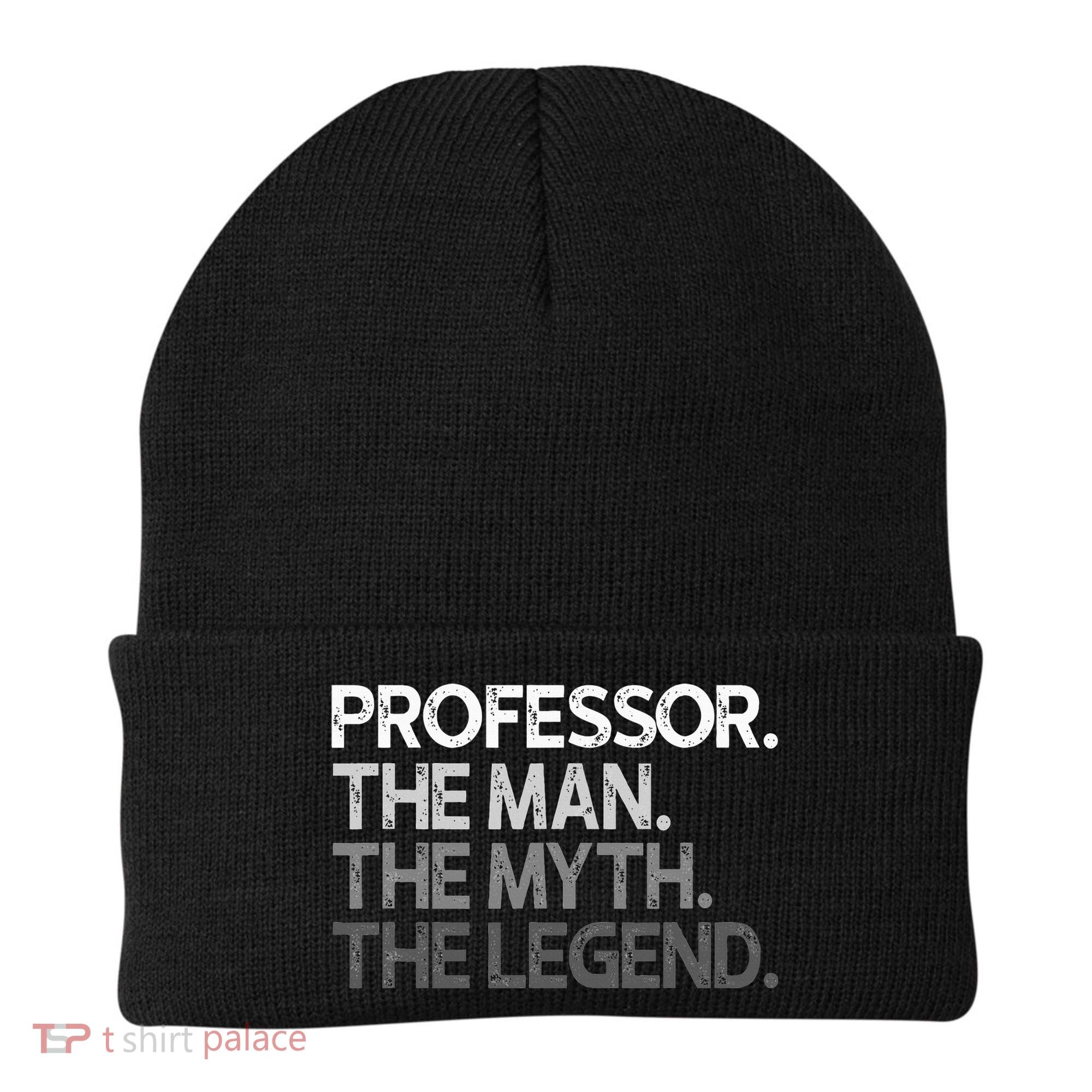 Professor Gift The Man Myth Legend Beanie