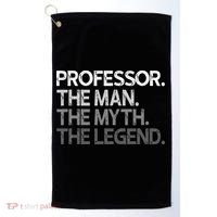 Professor Gift The Man Myth Legend Golf Towel thumb 0
