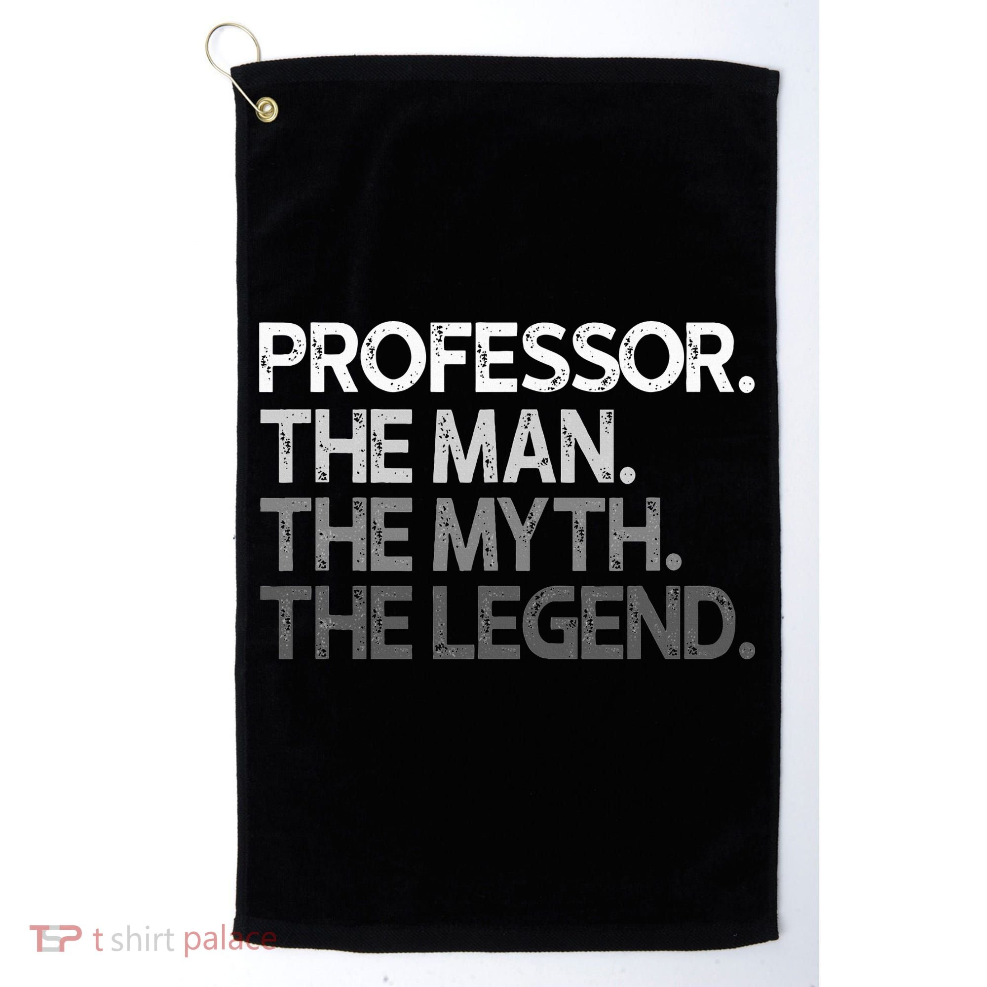 Professor Gift The Man Myth Legend Golf Towel