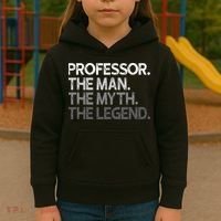 Professor Gift The Man Myth Legend Kids Hoodie thumb 3