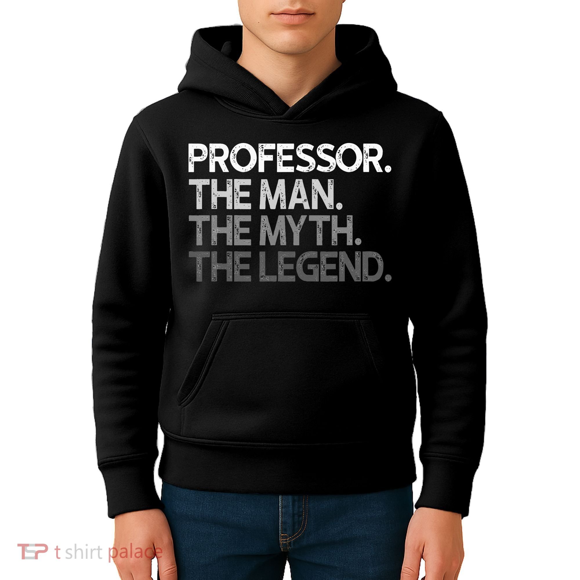 Professor Gift The Man Myth Legend Kids Hoodie