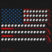 Patriotic Golf Usa Flag Golf Clubs 4th Of July Golf Balls T-Shirt thumb 7