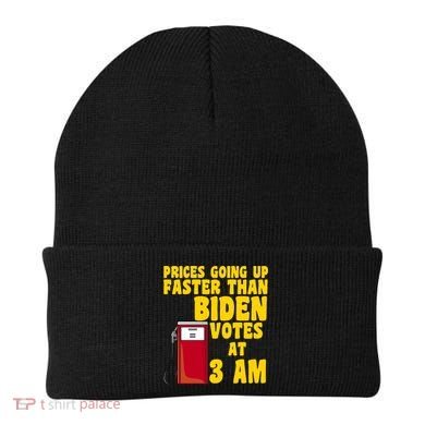 Prices Going Up Faster Than Biden Votes At 3AM Funny Beanie