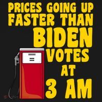Prices Going Up Faster Than Biden Votes At 3AM Funny Women's Hoodie thumb 2