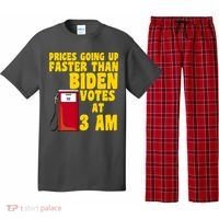 Prices Going Up Faster Than Biden Votes At 3AM Funny Pajama Set thumb 0