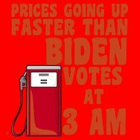 Prices Going Up Faster Than Biden Votes At 3AM Funny Santa Hat thumb 1