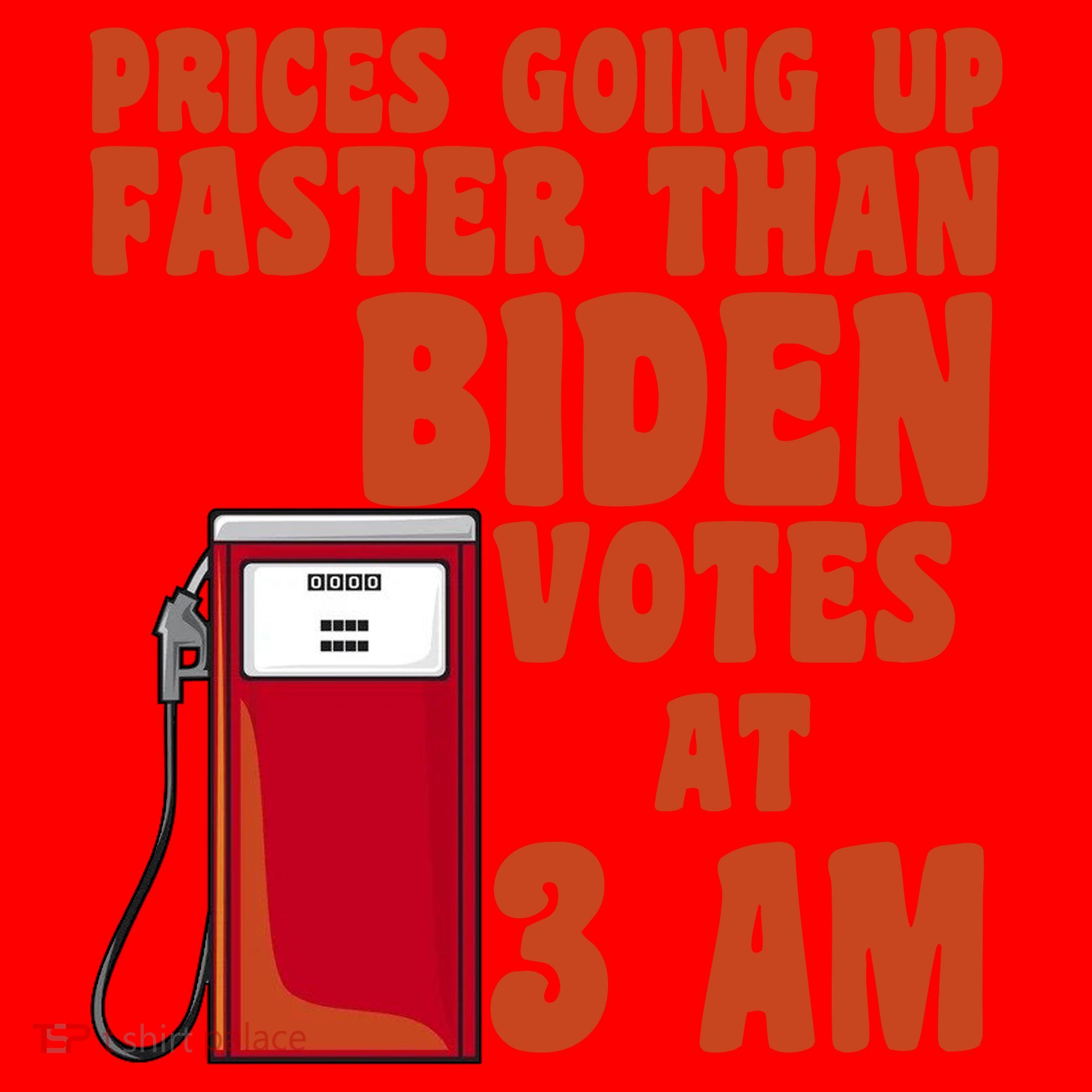 Prices Going Up Faster Than Biden Votes At 3AM Funny Santa Hat