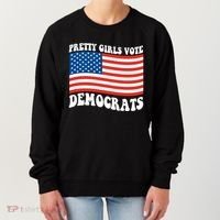 Pretty Girls Vote Democrats Women's Sweatshirt thumb 0