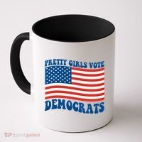Pretty Girls Vote Democrats Coffee Mug thumb 0
