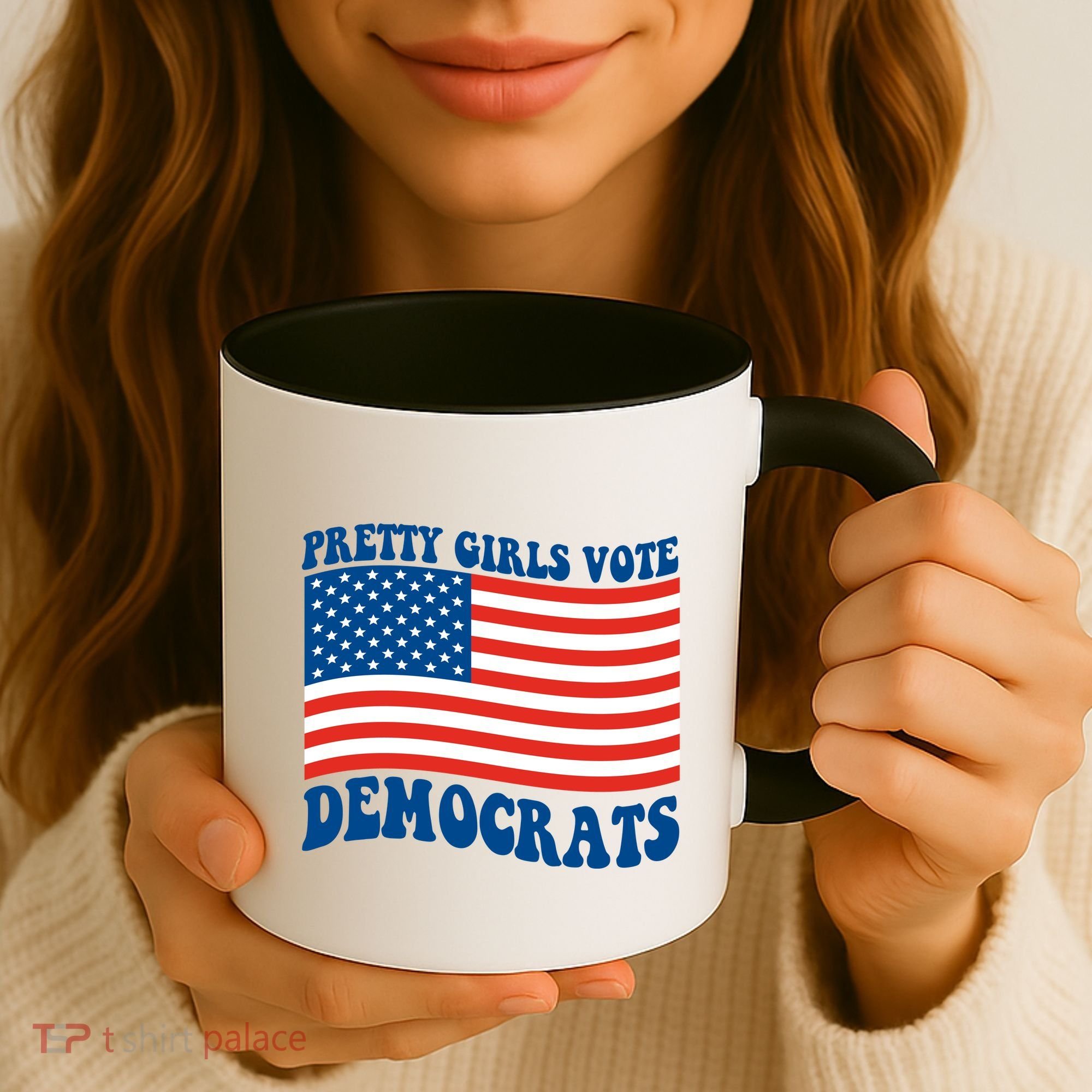 Pretty Girls Vote Democrats Coffee Mug