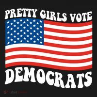 Pretty Girls Vote Democrats Women's Hoodie thumb 2