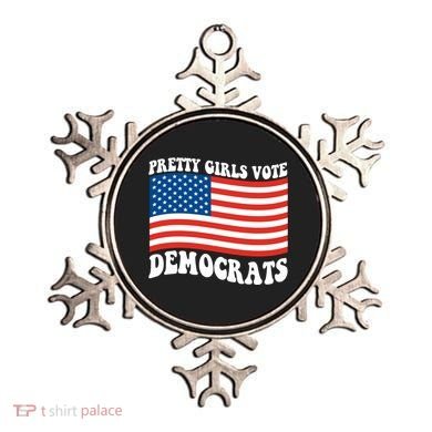 Pretty Girls Vote Democrats Ornament