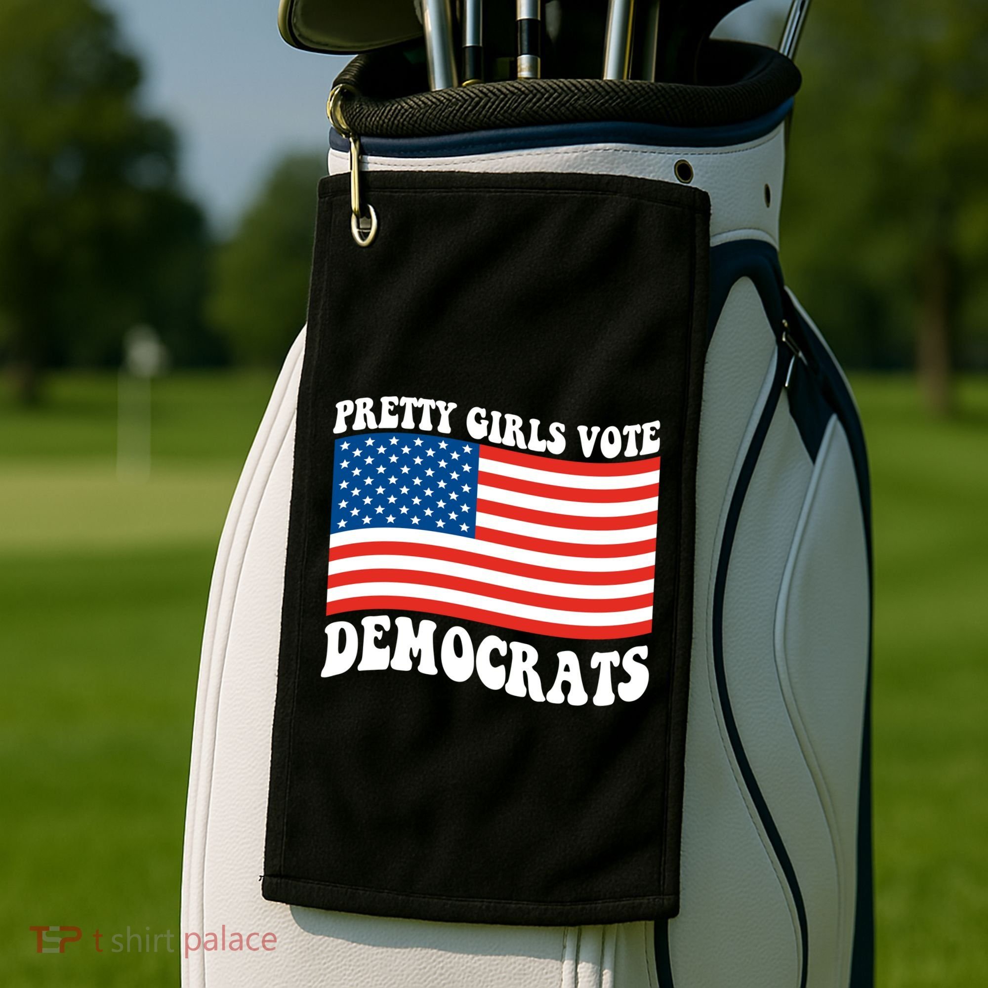 Pretty Girls Vote Democrats Golf Towel