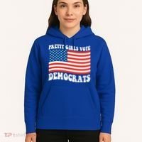 Pretty Girls Vote Democrats Hoodie thumb 5