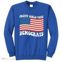 Pretty Girls Vote Democrats Sweatshirt thumb 0