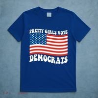 Pretty Girls Vote Democrats T-Shirt thumb 5